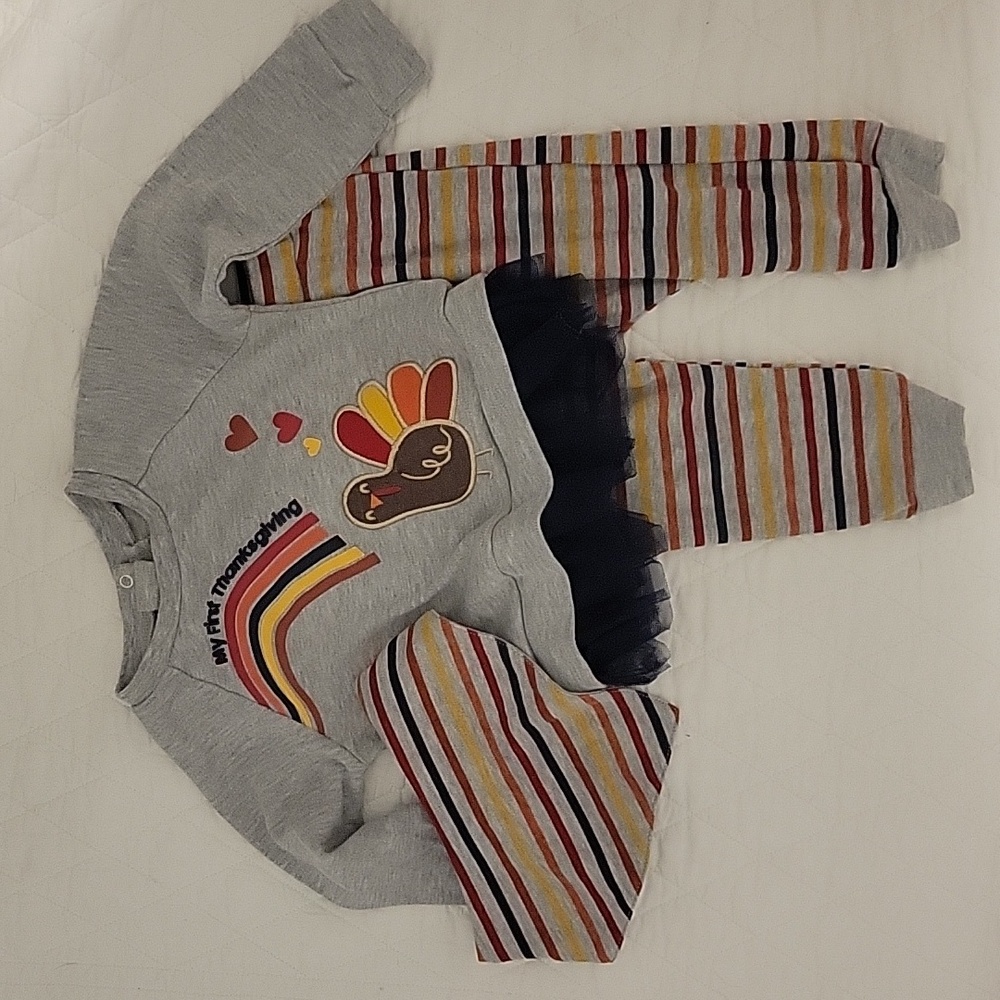 My First Thanksgiving Baby Outfit